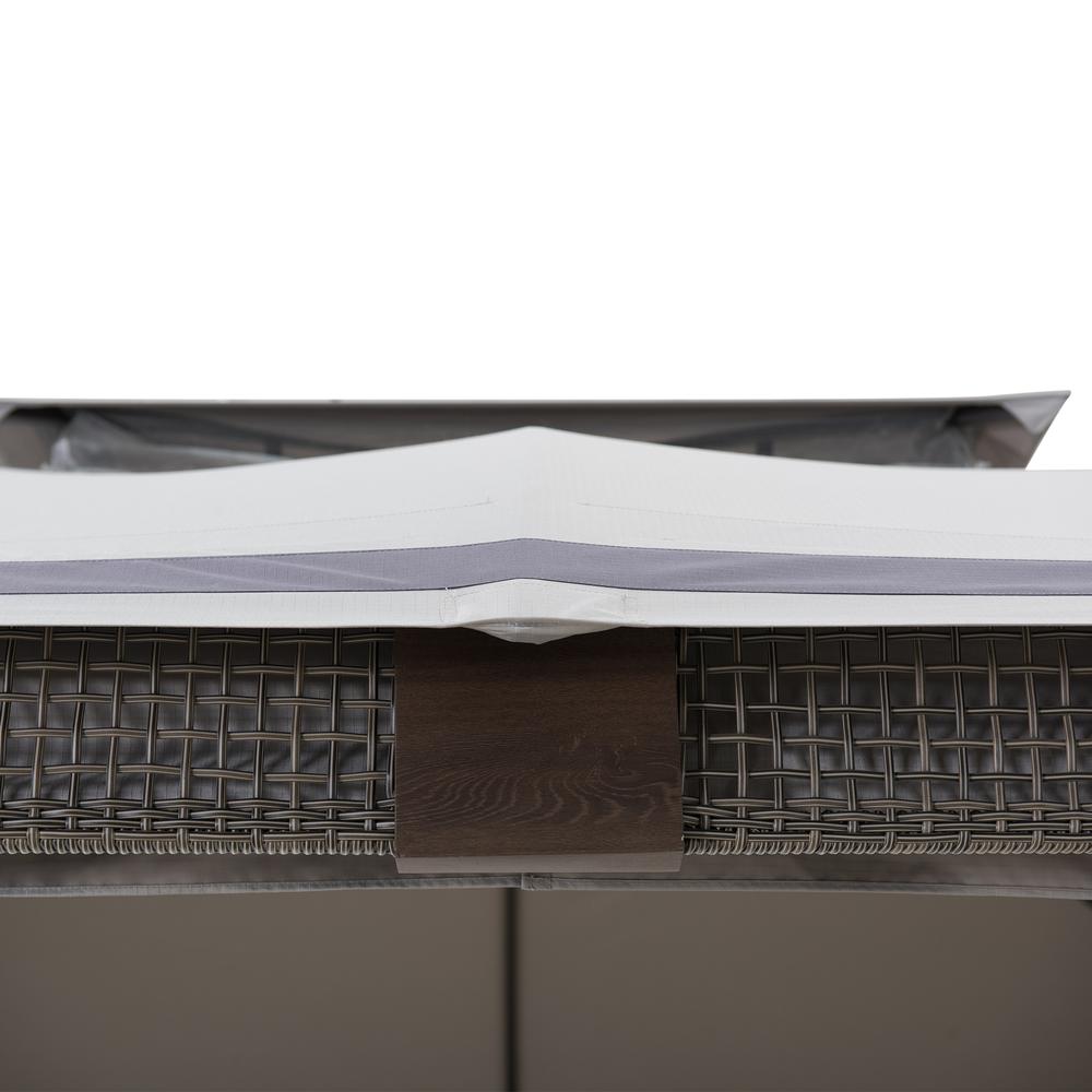 Fiona 11 ft. x 13 ft. 2-tier Patio Gazebo - Sunjoy