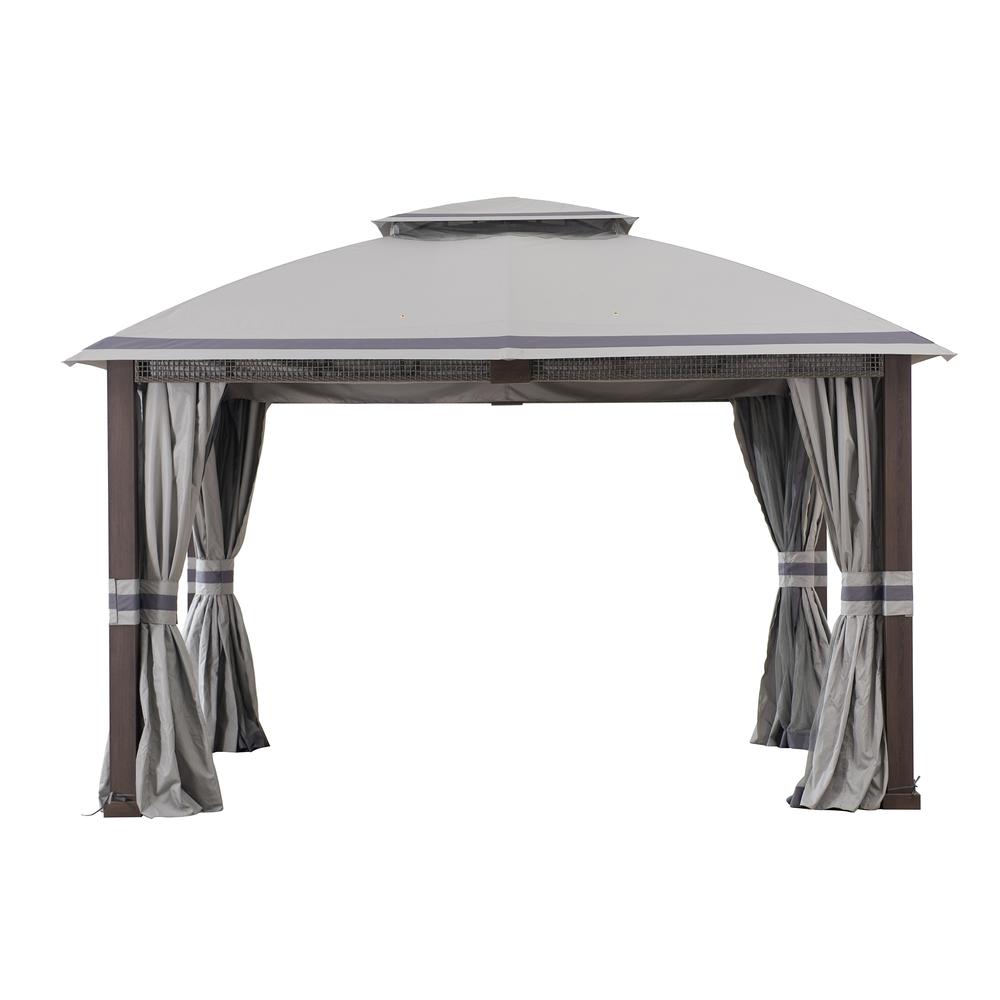 Fiona 11 ft. x 13 ft. 2-tier Patio Gazebo - Sunjoy