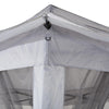 11 ft. x 11 ft. Gray Pop Up Portable Steel Gazebo - Sunjoy