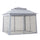 11 ft. x 11 ft. Gray Pop Up Portable Steel Gazebo - Sunjoy
