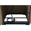 Sunjoy 38'' Outdoor Steel Propane Burning Fire Pit Table with Lid and Lava Rocks - Golden Bull Marketing