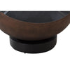 Sunjoy 34'' Patio Round Bowl Shaped Copper Wood Burning Steel Fire Pit - Golden Bull Marketing