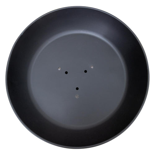 22'' Black Steel Round Wood Burning Fire Pit - Enhance Your Outdoor Experience! - Sunjoy