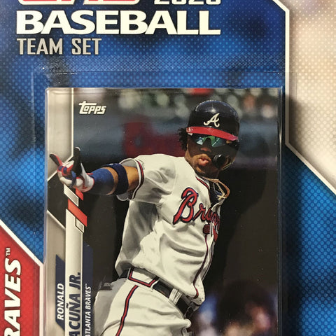 Topps Atlanta Braves 2020 Topps Baseball Factory Sealed Special Edition 17 Card Team Set with Ronald Acuna Jr and Ozzie Albies Plus