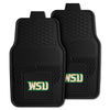 Fanmats - Wright State University 2-pc Vinyl Car Mat Set 17''x27''