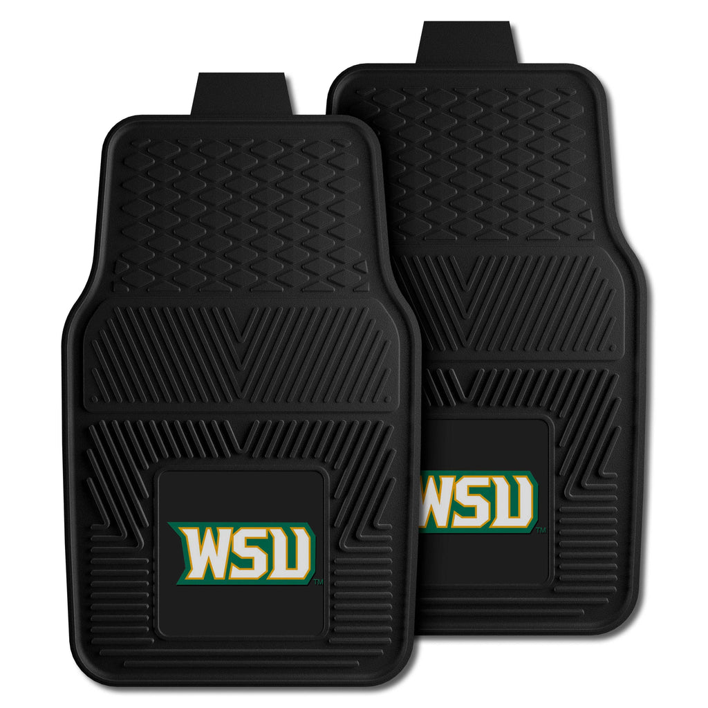 Fanmats - Wright State University 2-pc Vinyl Car Mat Set 17''x27''