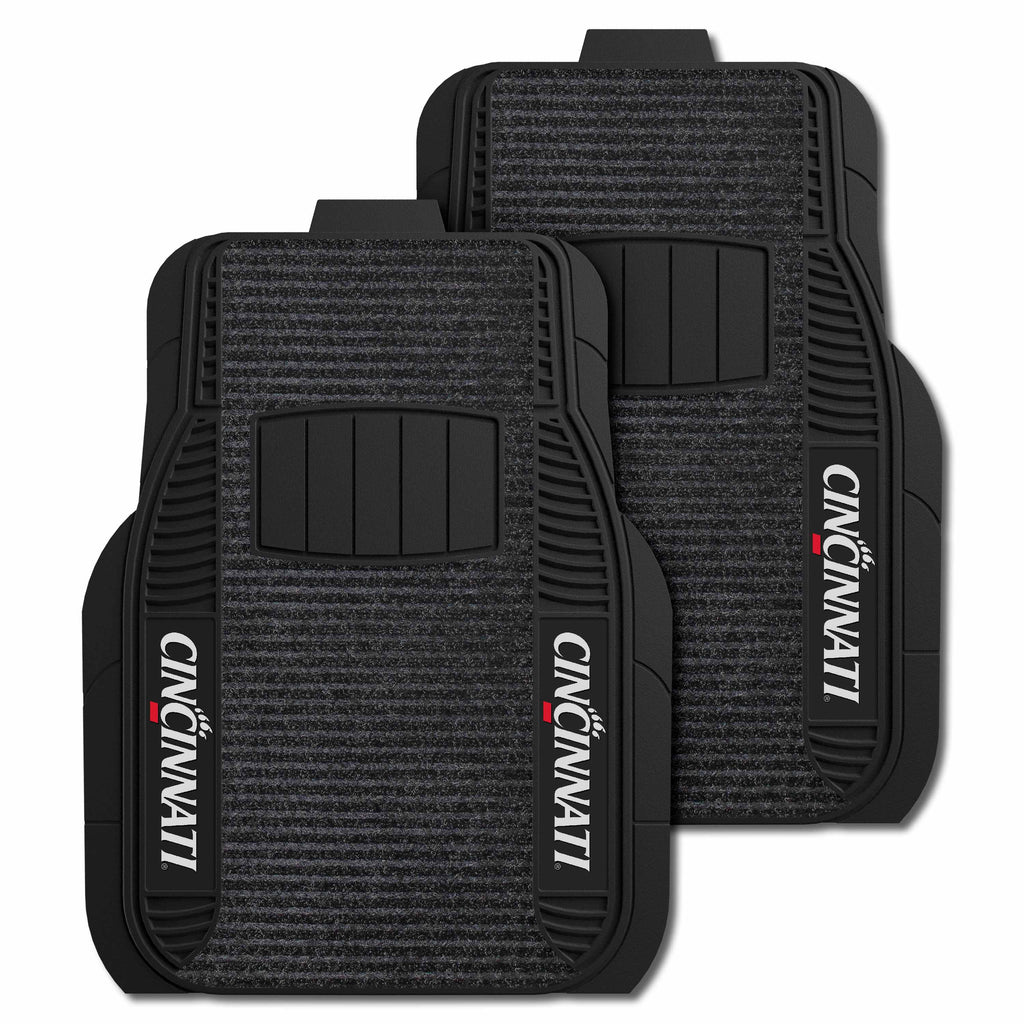 Fanmats - University of Cincinnati 2-pc Deluxe Car Mat Set 21''x27''