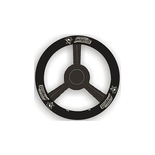 Pittsburgh Penguins Steering Wheel Cover Leather Alternate -