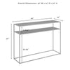 Braxton Entryway Console Table - Crosley Furniture