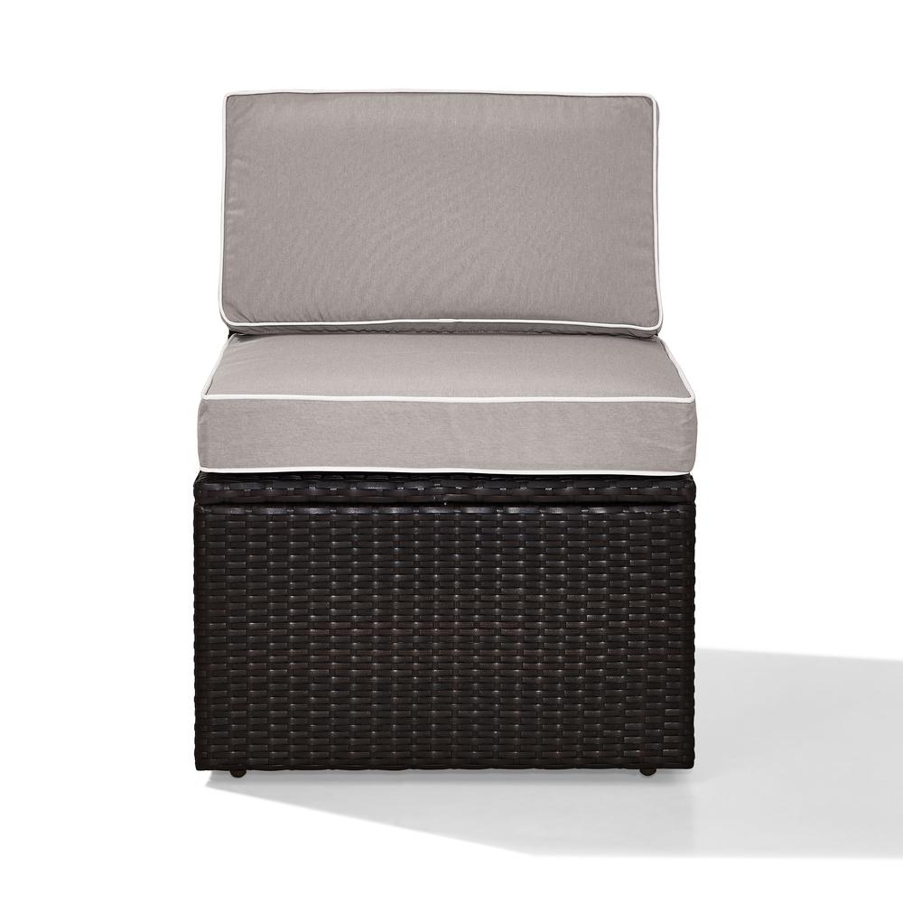 Palm Harbor Wicker Armless Outdoor Sectional Chair - Crosley Furniture