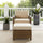 Bradenton 2Pc Wicker Outdoor Chair Set - Armchair & Ottoman - Crosley Furniture