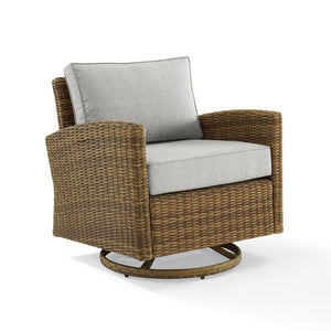 Bradenton Wicker Swivel Rocker Outdoor Chair - Crosley Furniture