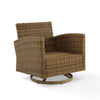 Bradenton Wicker Swivel Rocker Outdoor Chair - Crosley Furniture