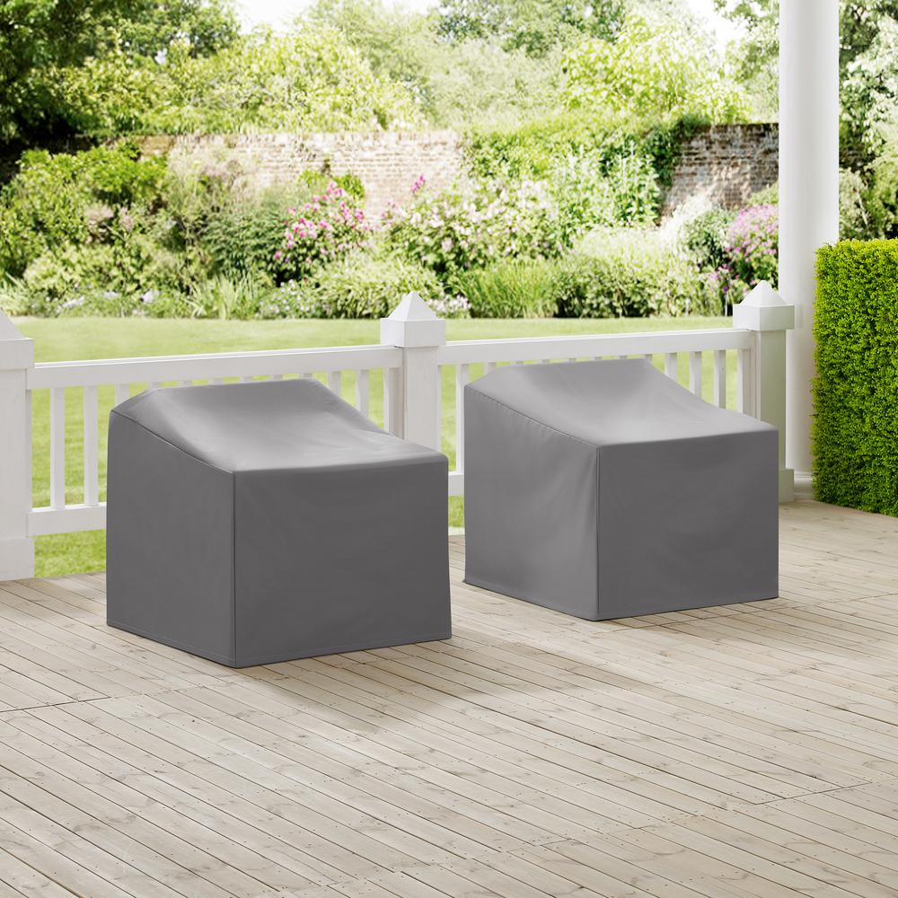 2Pc Outdoor Chair Furniture Cover Set - Crosley Furniture