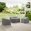 3Pc Outdoor Furniture Cover Set - Loveseat & 2 Chairs - Crosley Furniture
