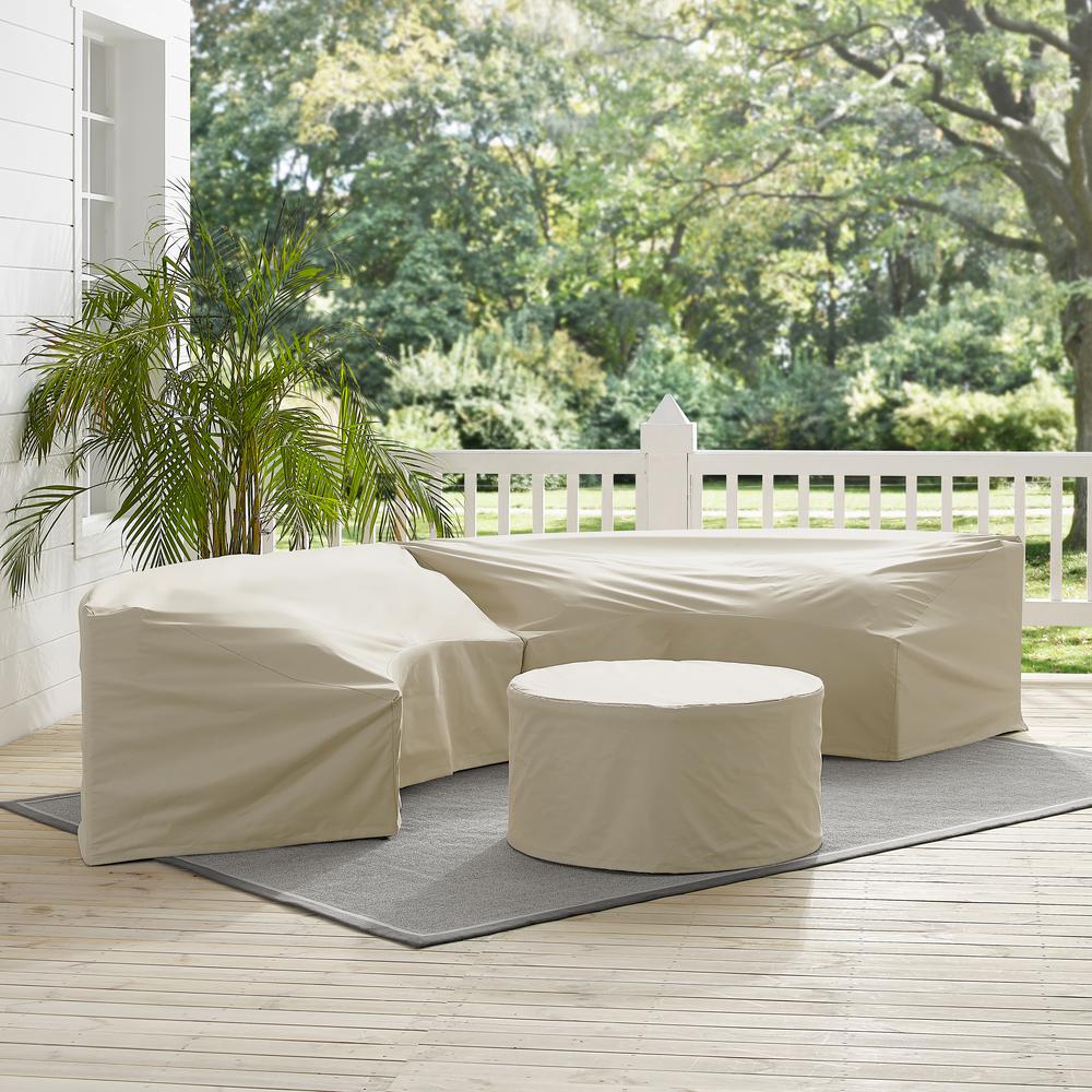 Catalina 3Pc Outdoor Furniture Cover Set - Crosley Furniture