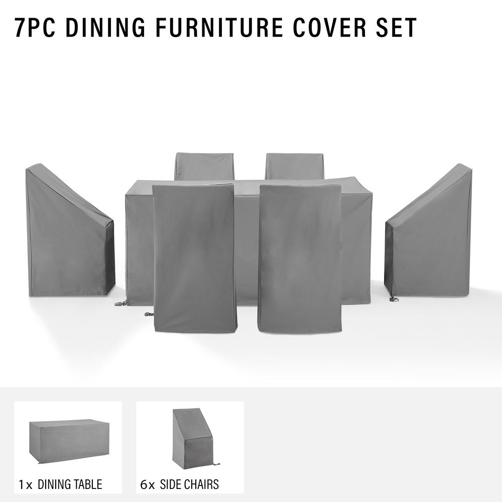 7Pc Outdoor Dining Furniture Cover Set - Crosley