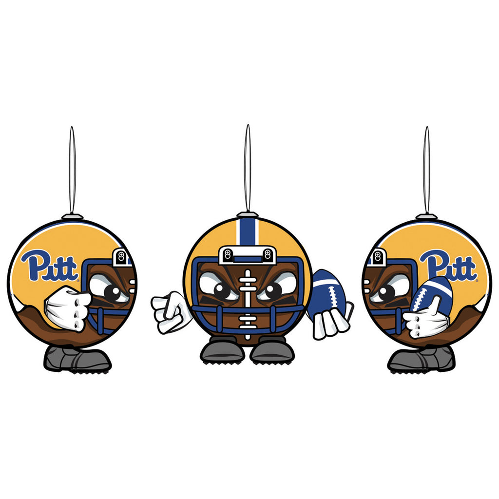 Pittsburgh Panthers Ornament Ball Head - Evergreen Enterprises
