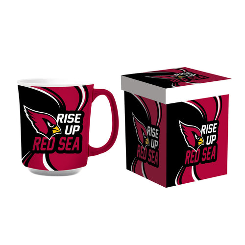 Arizona Cardinals Coffee Mug 14oz Ceramic with Matching Box - Evergreen Enterprises