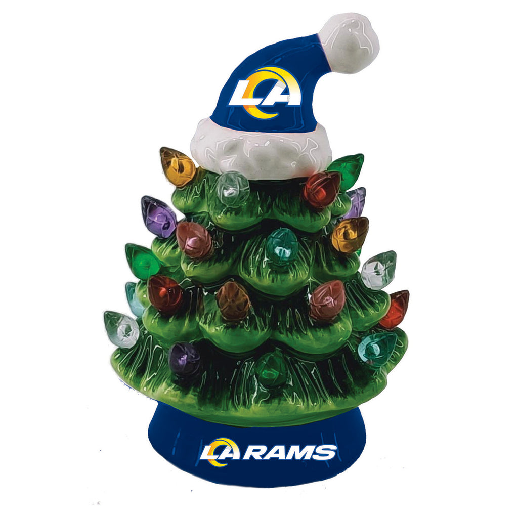 Los Angeles Rams Ornament Christmas Tree LED 4 Inch - Evergreen Enterprises