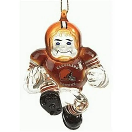Cleveland Browns Ornament 3 Inch Crystal Halfback CO - SC Sports