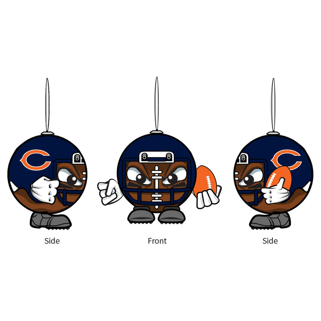 Chicago Bears Ornament Ball Head - Evergreen Enterprises