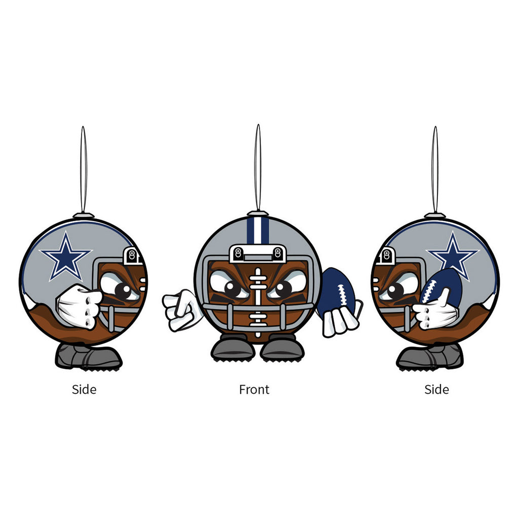 Dallas Cowboys Ornament Ball Head - Evergreen Enterprises