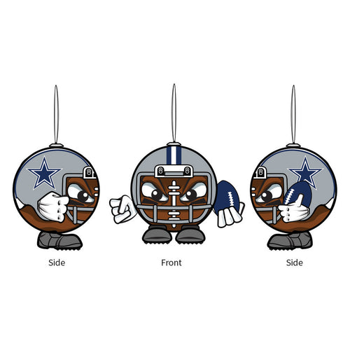 Dallas Cowboys Ornament Ball Head - Evergreen Enterprises