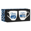 Indianapolis Colts Coffee Mug 17oz Ceramic 2 Piece Set with Gift Box - Evergreen Enterprises