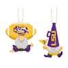 LSU Tigers Ornament Gnome Fan 2 Pack - Evergreen Enterprises