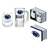 Penn State Nittany Lions Drink Set Boxed 17oz Stemless Wine and 16oz Tankard - Evergreen Enterprises
