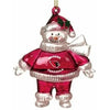 Arizona Cardinals Ornament 2 3/4 Inch Crystal Snowman CO - SC Sports