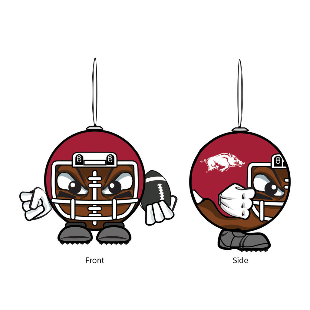 Arkansas Razorbacks Ornament Ball Head - Evergreen Enterprises