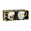 Pittsburgh Steelers Coffee Mug 17oz Ceramic 2 Piece Set with Gift Box - Evergreen Enterprises
