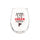 Atlanta Falcons Glass 17oz Wine Stemless Boxed - Evergreen Enterprises