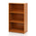 Basic 3-Tier Bookcase Storage Shelves, Light Cherry - Furinno