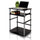 Home Laptop Notebook Computer Desk, Black/Grey - Furinno