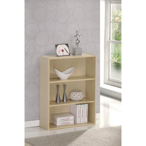 Pasir 3 Tier Open Shelf, Steam Beech - Furinno