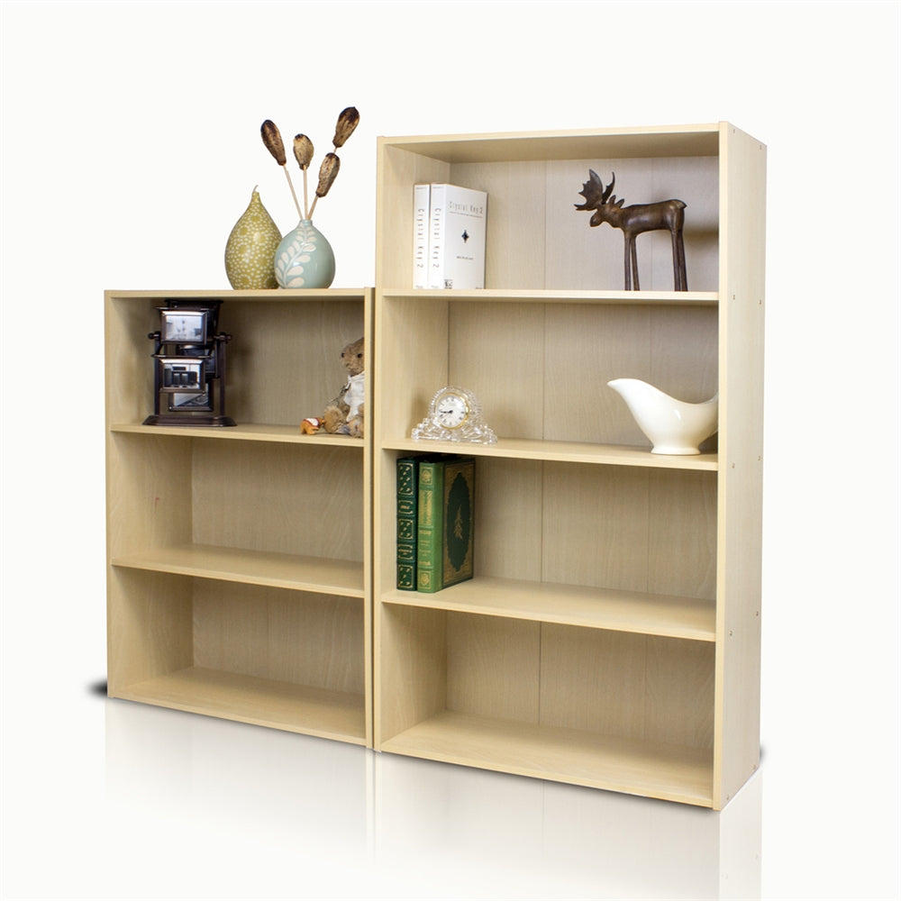 Pasir 3 Tier Open Shelf, Steam Beech - Furinno