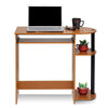 Easy Assembly Computer Desk, Light Cherry - Furinno