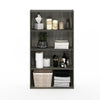 Furinno Pasir 4 Tier Open Shelf, French Oak Grey