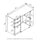 Furinno 15110 JAYA Modern Computer Study Desk, French Oak Grey/Black