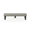 Furinno Turn-N-Tube Monitor Riser Stand, French Oak Grey/Black
