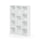 Furinno 11-Cube Reversible Open Shelf Bookcase, White