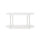 Furinno Turn-N-Tube No Tools Modern Oval Side Table, White/Virgin White