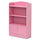 KidKanac Bookshelf with Storage Cabinet, Pink - Furinno