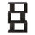 Furinno Simply Modern Open 3-Tier Open Book Shelf, Espresso