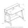 Furinno 14054DWN Simplistic A Frame Computer Desk, Dark Walnut