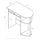 Furinno Go Green Home Laptop Notebook Computer Desk/Table, Dark Walnut, 11193DWN