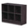 Furinno 99940DWN Basic 3x2 Bookcase Storage w/Bins, Dark Walnut